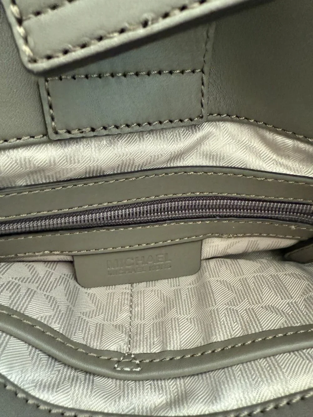Michael Kors Hamilton Frame Out Leather Satchel